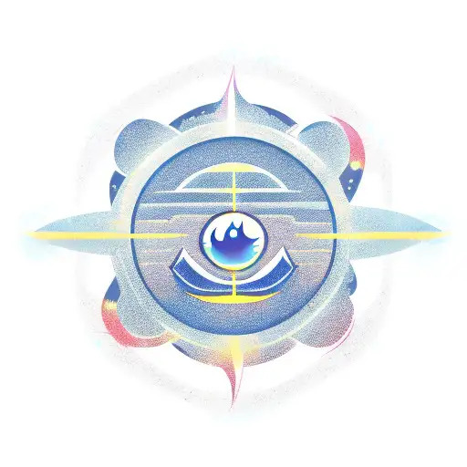 Yang Symbol Using The Sun