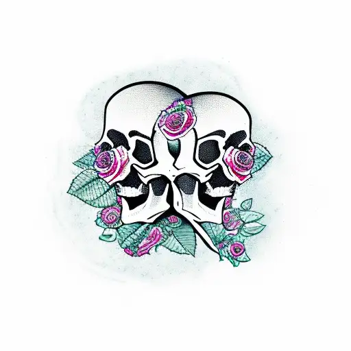Skull And Roses