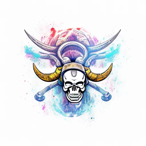 Warrior Skull Time Aries