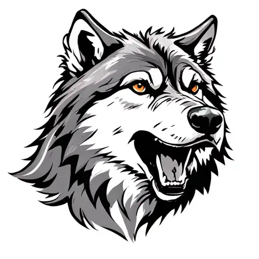 Wolf Howling At The Moon