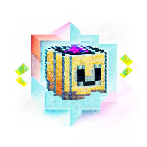 Minecraft Creeper Inside A Diamond Sword