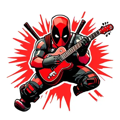 Mini Deadpool Music Battery
