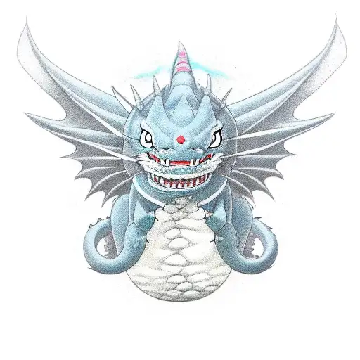 Dragon Full Body Studio Ghibli Style