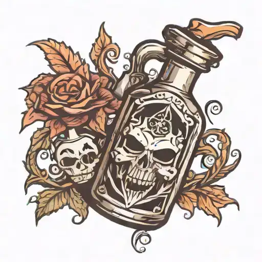 Skyrim Potion Bottle