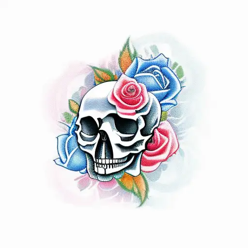 Skull And Roses