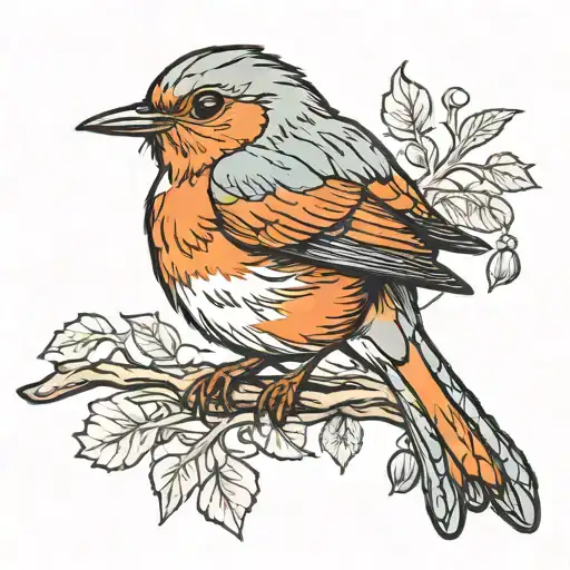 European Robin Bird
