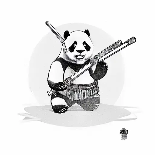 Panda With Katana