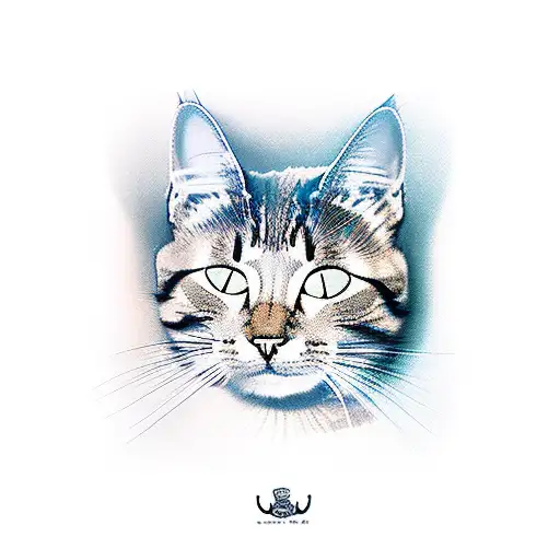 Cat With Time Watch Dali