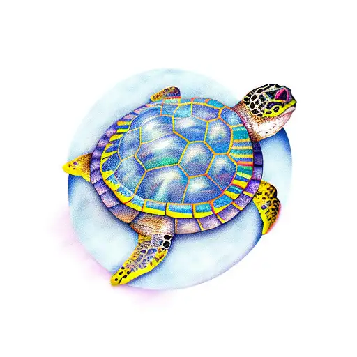 Music Moon Turtle