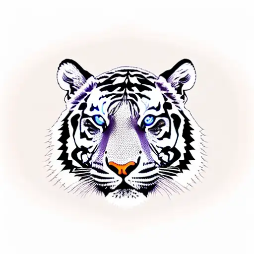 Tiger With Traditonal Tiger Coloring