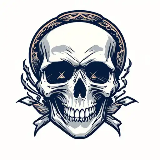 Navy Skull