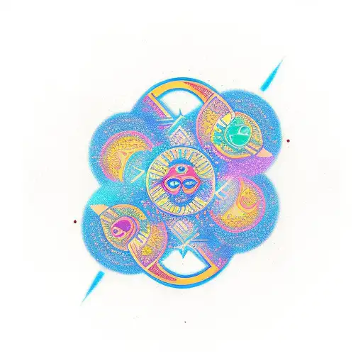 Meditation With Sun And Moon