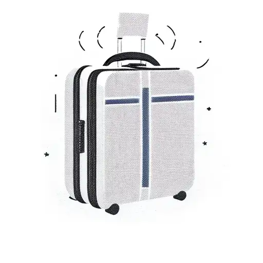 Airplane Coming Out Of A Suitcase