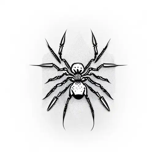 Spider Barbed Wire Barbwire Flower Knife