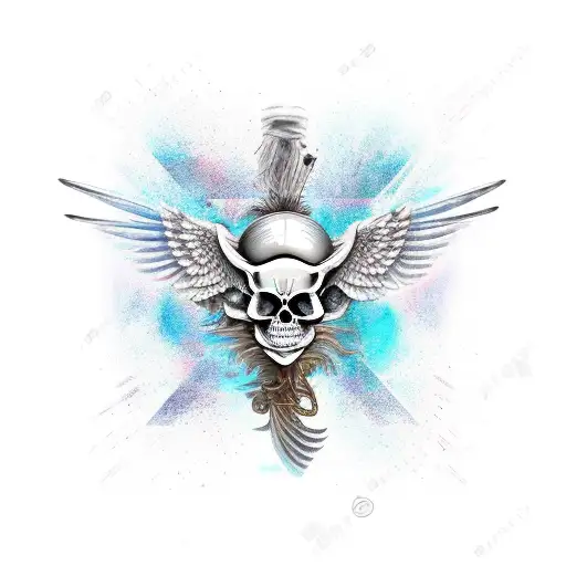 Pig Skeleton With Large Wings