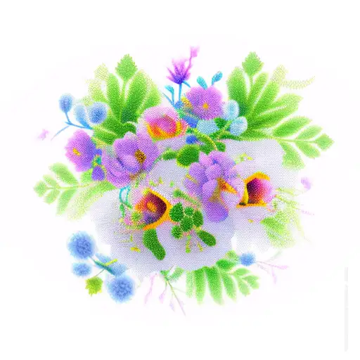 Vine With Many Different Flowers