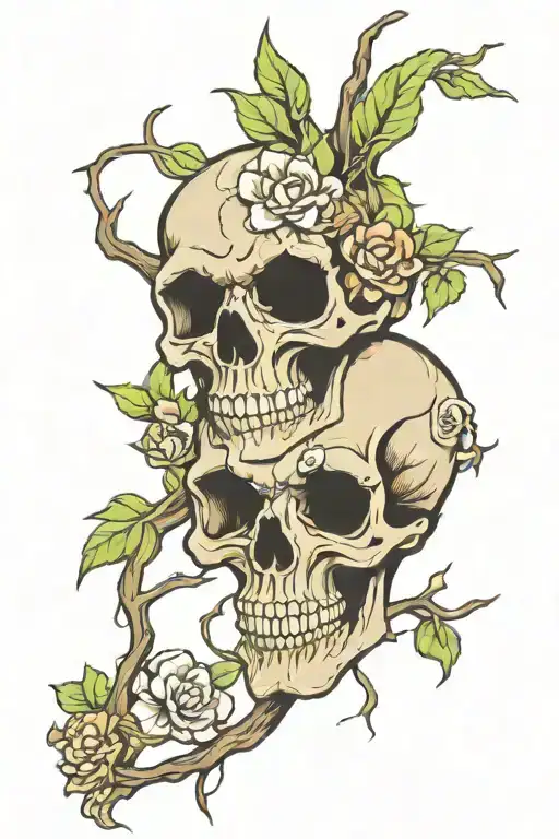 Skull Life Tree Baby