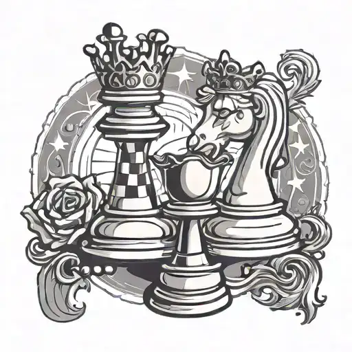 King And Queen Chess Piece