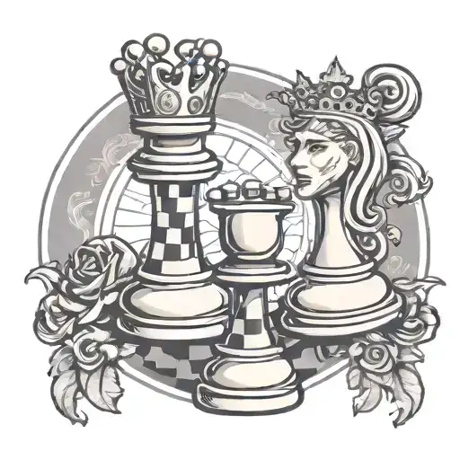 King And Queen Chess Piece