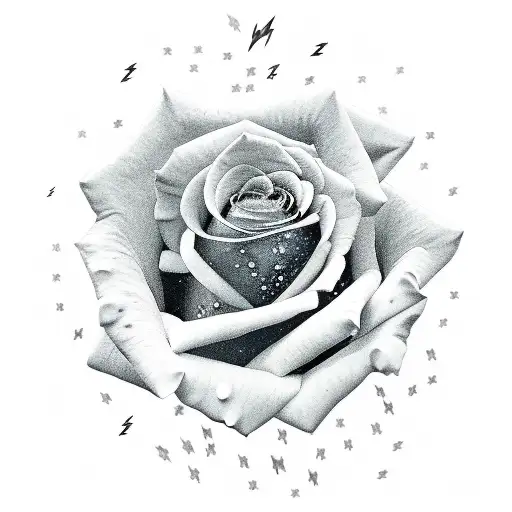 Rose And Lightning