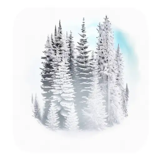 Coniferous Forest On Leg