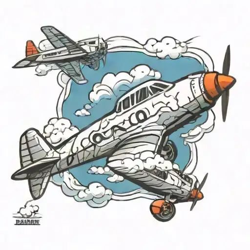 Planes And Cloud Storm