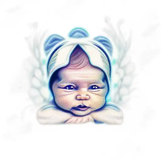 Precious Baby Daughter With The Text Theadora