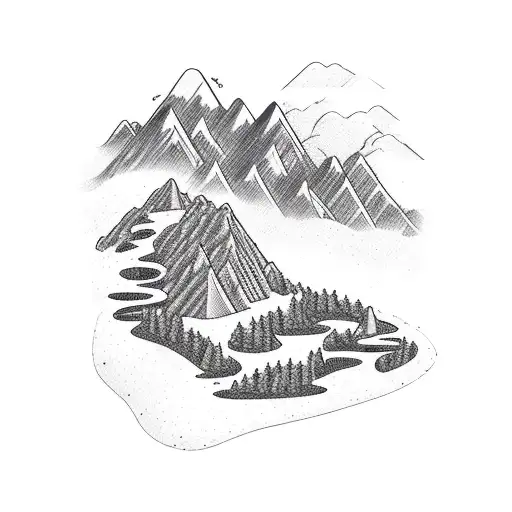 A Car Driving Through A Winding Road Surrounded By Mountains And Cliffs