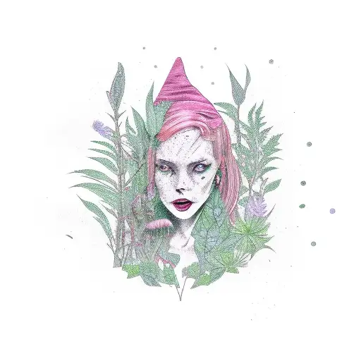 Nature Plants Witchy Body Human