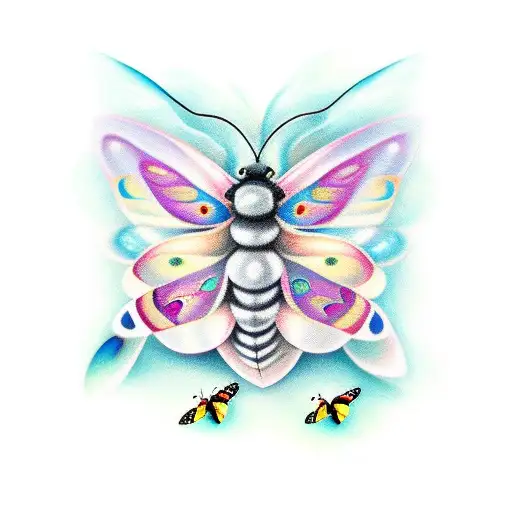 Baby Moths Turning Into Baby Butterflies