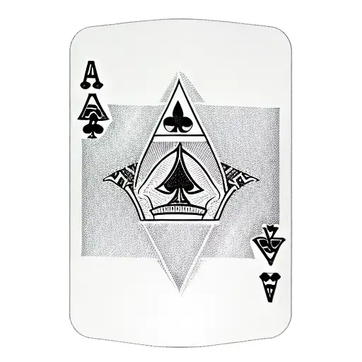 Ace Of Diamonds Playing Card With A Treasure Chest As The Center Logo