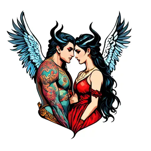 Demon And Angel Couples