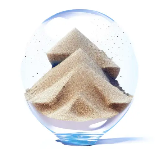 A Broken Sand Hourglass