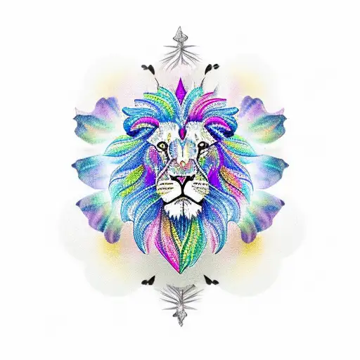 Butterfly Lion Clock