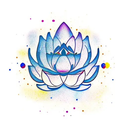 Lotus Flower Feather Family