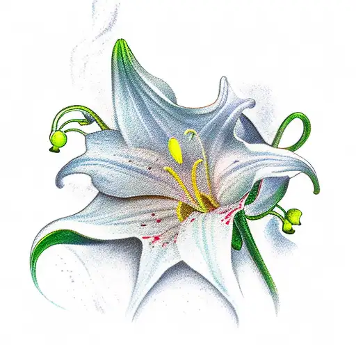 Lily Of The Valley Alb Negru