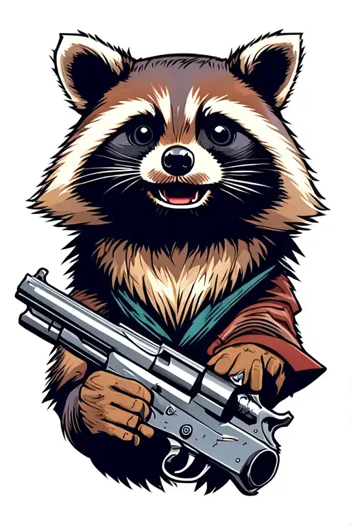 Racoon Gunslinger