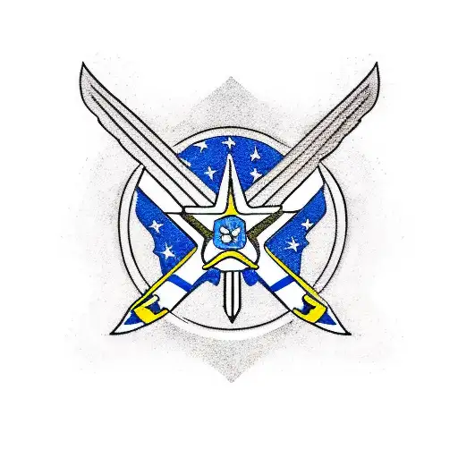Incorporate Your Love For American Air Force Into A Unique Tattoo Design