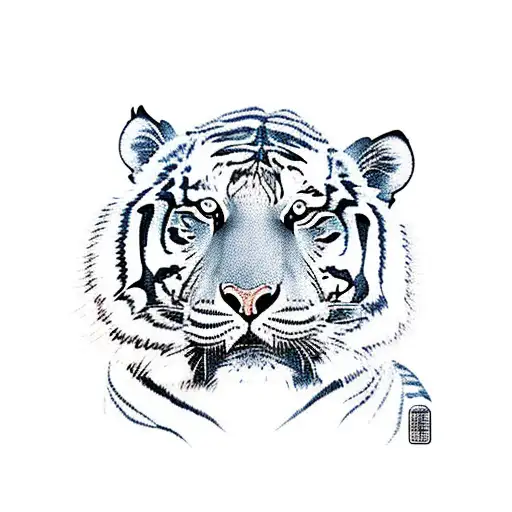 Chinese Style Tiger With The Monkey