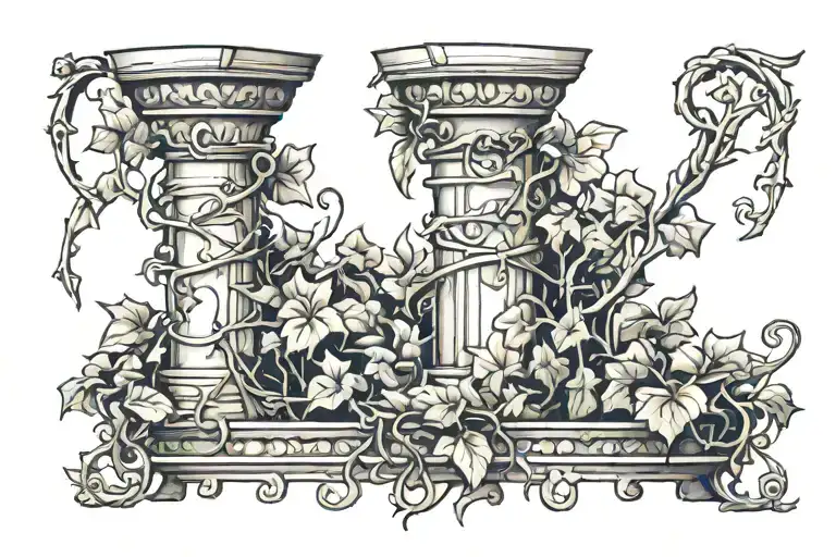 Of Broken Column And Ivy Vines
