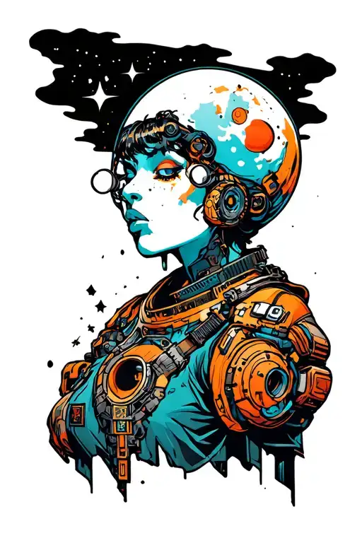 Cybersigilism Style With Moon Inplemented