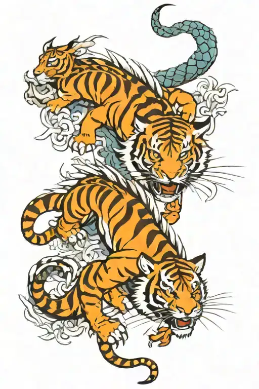 Dragon And Tiger