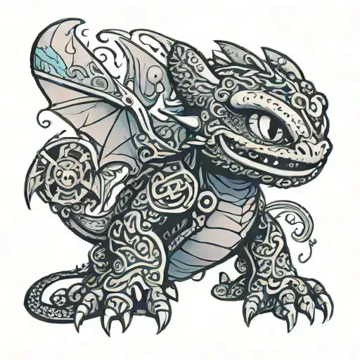 Toothless In How To Train Your Dragon