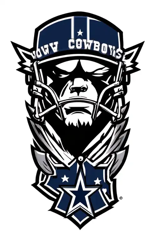 Dallas Cowboys Logo Surrounded