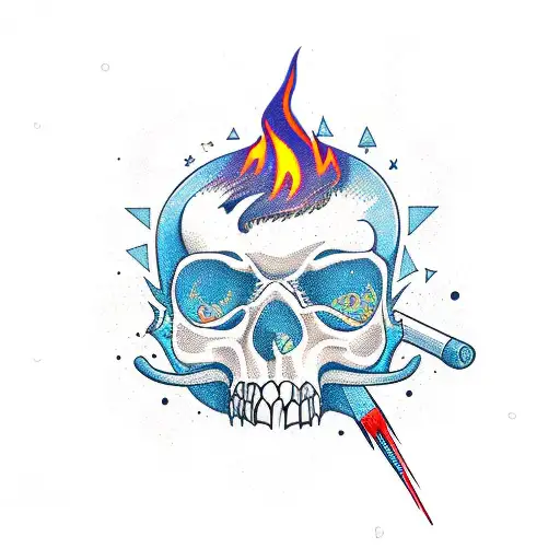 Torch In Broken Skull