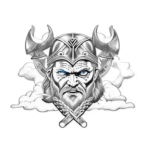 Viking Raven Thor Odin