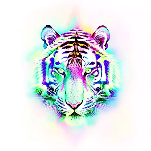 Mystical Tiger In A Dreamlike Forest
