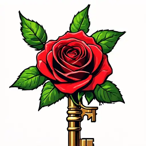 Red Rose Key