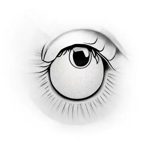 Eye With Soccer Ball As Pupil