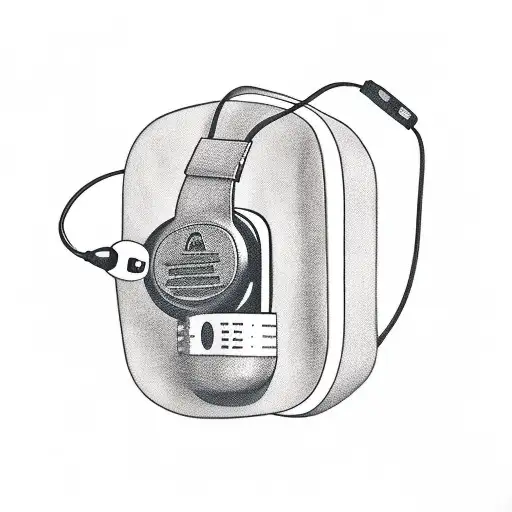 A Coffee Bean With Headphones